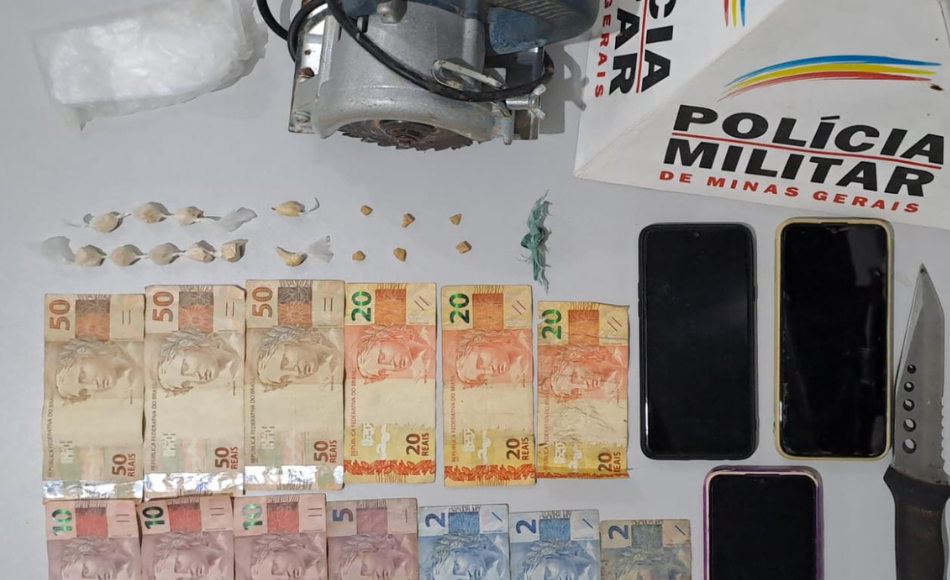 PM APREENDE DROGAS E PRENDE SUSPEITO DE TRÁFICO EM MOCAMBINHO