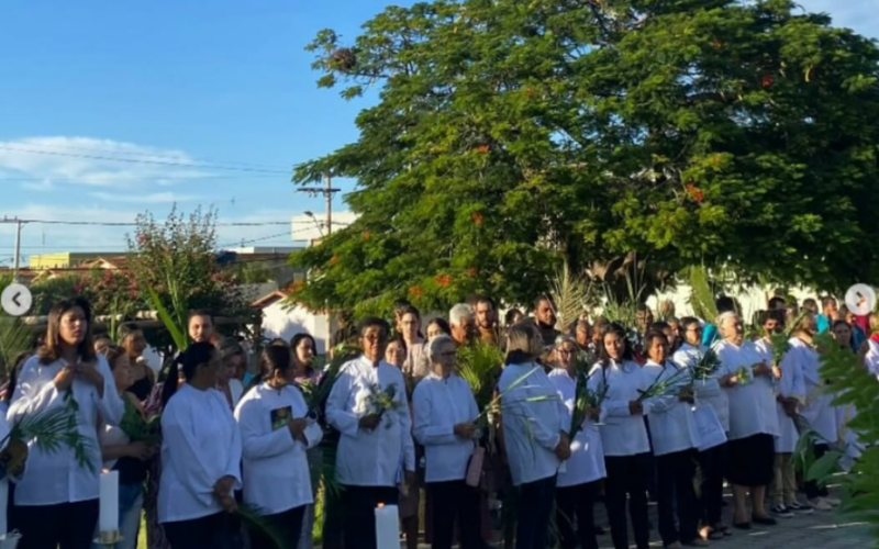 Fé e Tradição Marcam Celebrações do Domingo de Ramos em Jaíba.