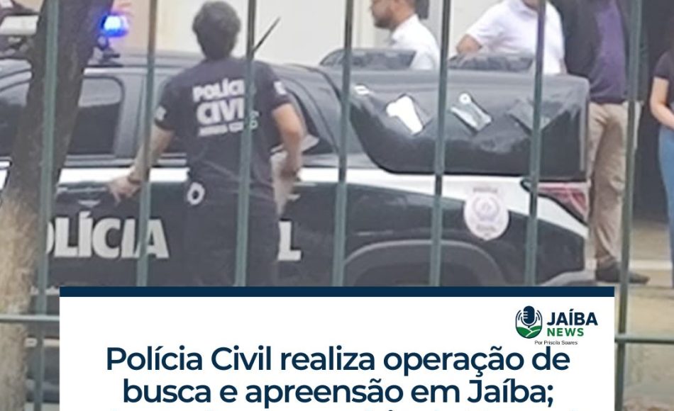 Polícia Civil realiza operação de busca e apreensão em Jaíba; advogado e secretário de Fazenda Eduardo Xavier é conduzido